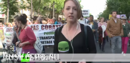 В центре Парижа прошел митинг против крупнейшего производителя ГМО-продуктов (ВИДЕО)
