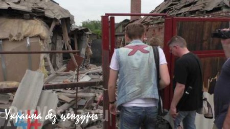 Последствия обстрела Горловки украинскими карателями (ФОТО)