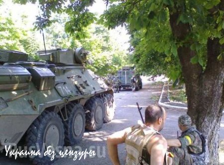 Первое боевое применение приобретенных Украиной бронетранспортеров Saxon (фото)