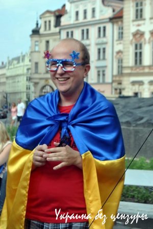 В Чехии стартовал символический майдан в поддержку Украины