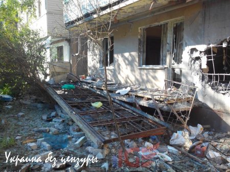 Пожары и разрушения — результаты обстрела Горловки 12–13 июня (ФОТО)