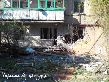 Пожары и разрушения — результаты обстрела Горловки 12–13 июня (ФОТО)