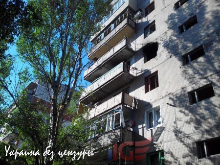 Пожары и разрушения — результаты обстрела Горловки 12–13 июня (ФОТО)