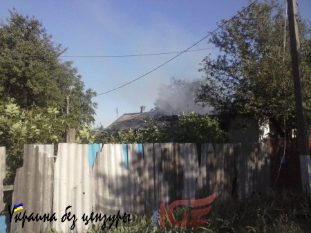 Пожары и разрушения — результаты обстрела Горловки 12–13 июня (ФОТО)