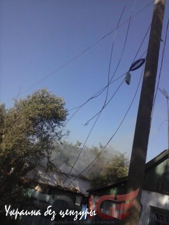 Пожары и разрушения — результаты обстрела Горловки 12–13 июня (ФОТО)