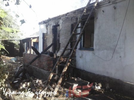 Пожары и разрушения — результаты обстрела Горловки 12–13 июня (ФОТО)