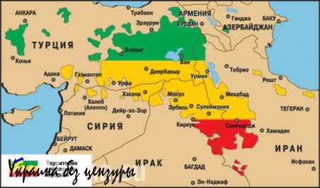 Турецкая карта: курды теснят Халифат