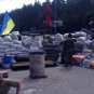 Блокпост «Правого сектора» под Киевом: боевики, шины и мешки с песком (ФОТО+ВИДЕО)