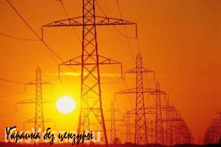 Украина объявила о прекращении подачи электроэнергии в Крым
