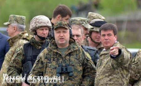 Турчинов заявил, что Украина завершает строительство железобетонных заборов на линии разграничения на Донбассе