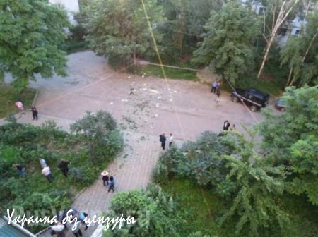Ночью в Сумах произошел взрыв в офисе партии «Батьківщина» (ФОТО)