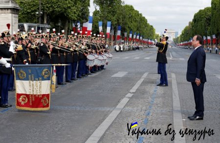 Французы с размахом отметили годовщину взятия Бастилии