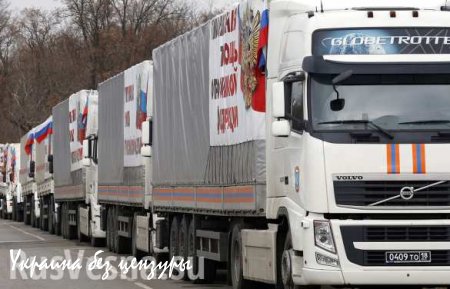 Всего в составе гумконвоев из России в Украину въехало 3820 грузовиков, — Госпогранслужба