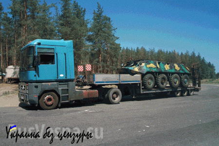 Дальше — больше: украинские военнослужащие торгуют теперь не только оружием, но и БТРами (ФОТО)