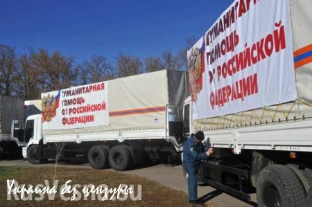 ДНР примет очередной гуманитарный конвой МЧС России 30 июля — ЦУВ