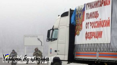 Гуманитарный конвой МЧС РФ доставит 30 июля в ДНР около 550 тонн груза
