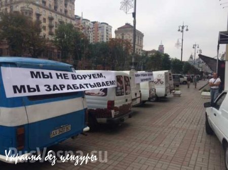 Киевскую мэрию атакуют розовые улитки (ФОТО)