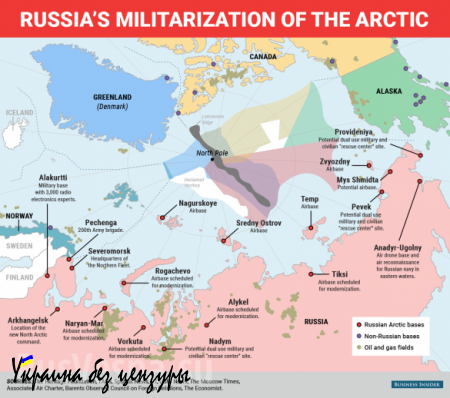 Business Insider: Россия готовится к борьбе за Арктику активнее своих соседей