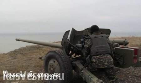 Прямым попаданием украинского снаряда в районе Докучаевска повреждены очистные сооружения