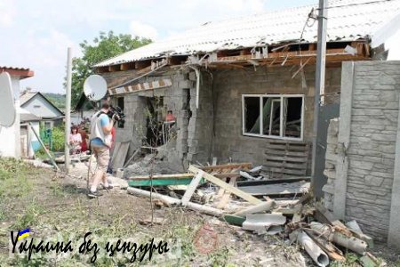 В результате обстрела ВСУ в Александровке на окраине Донецка разрушено 16 домов