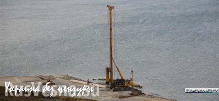 Забита первая свая Керченского моста (ФОТО)