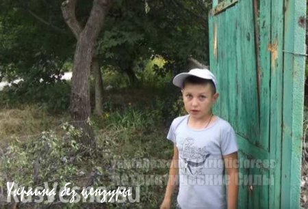 В Ясиноватой мальчик убежал от снаряда (ВИДЕО)