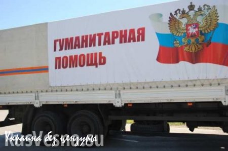 Гумконвой МЧС России доставит в ДНР 500 тонн продуктов питания