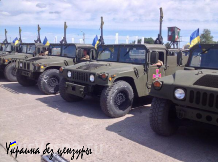 Подготовка к перемирию: Порошенко передает ВСУ 170 единиц техники. (Фото)