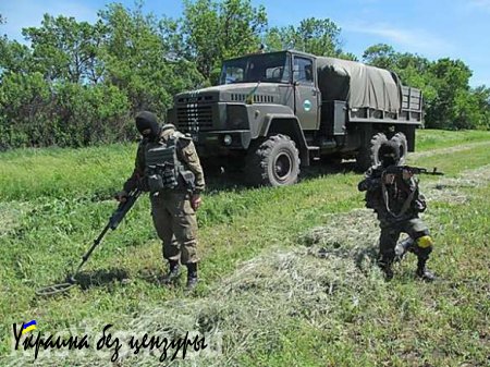 ВСУ начали разминирование под Гольмовским открывая путь для наступления на позиции армии ДНР, — Минобороны