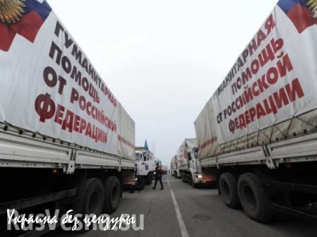 Очередной гуманитарный конвой МЧС России прибыл в Луганск