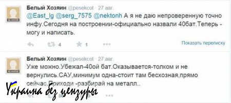 Батальон ВСУ бежал с поля боя под Волновахой, позорно бросив САУ, — боец «АТО»