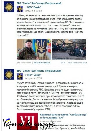 Убийца с гранатой из под Рады: «герой АТО» и лидер неонацистов (ФОТО)