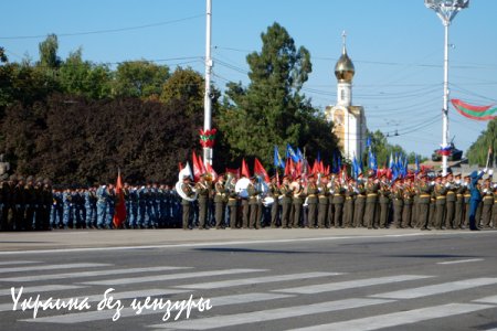 В Тирасполе прошел военный парад в честь независимости русского Приднестровья от Молдавии (ФОТО+ВИДЕО)