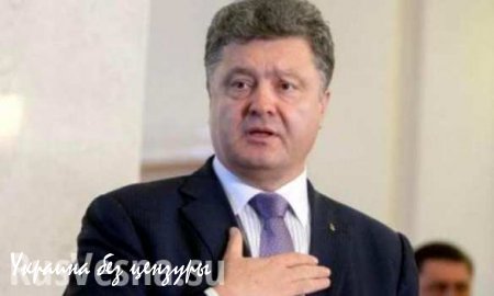 Порошенко: США и ЕС шокировали меня и отказали в военной помощи из-за отсутствия на Украине армии