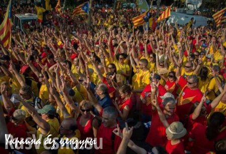 Шествие за независимость Каталонии собрало 2 млн человек (ФОТОРЕПОРТАЖ, ВИДЕО)