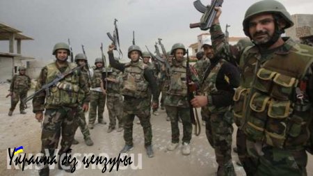 Сирийская армия уничтожила сотни террористов под Дамаском