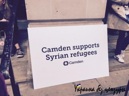 В Лондоне тысячи человек вышли поддержать беженцев