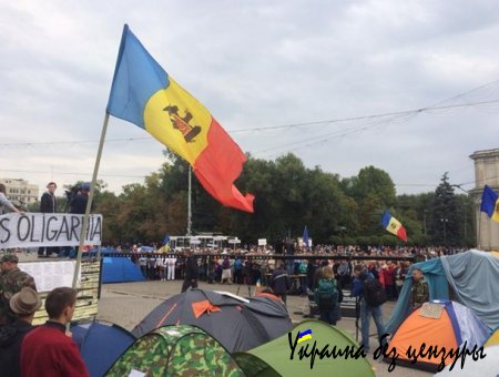 Кишинев накрыла новая волна протестов