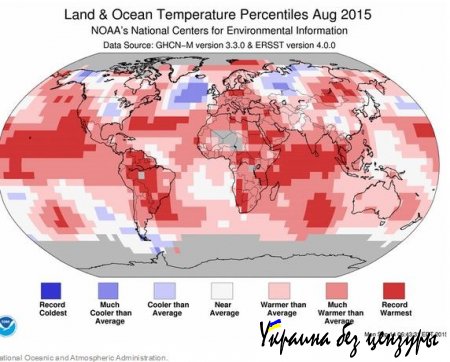 Август признан самым жарким месяцем за историю наблюдений
