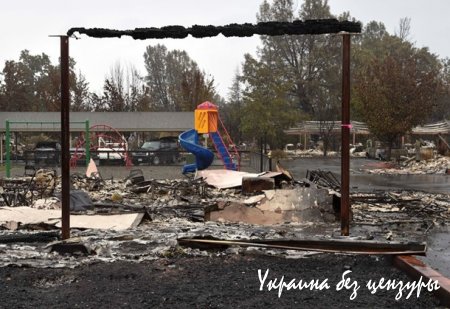 От пожаров в Калифорнии пострадали более тысячи домов