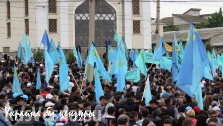 Крымские татары в Херсонской области против блокады Крыма