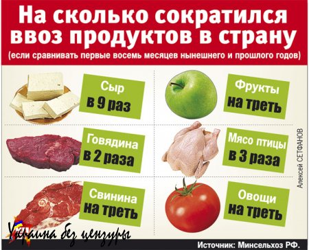 Глава Минсельхоза Александр Ткачев: За пять — семь лет мы почти полностью откажемся от импортных продуктов