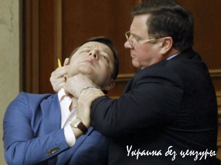 Американское издание собрало фото драк в парламентах разных стран