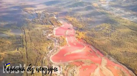 Неизвестные химикаты окрасили реку в Забайкале в красный цвет (ВИДЕО)