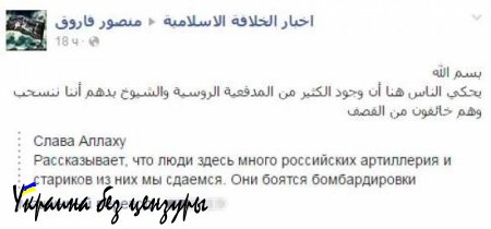 Паника в рядах сирийских боевиков. Новые факты и версии