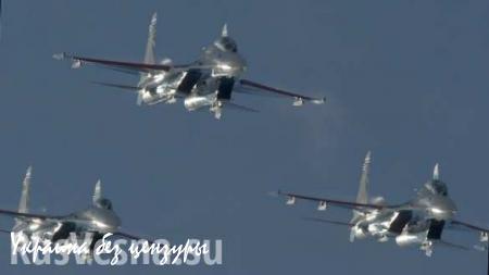 СРОЧНО: Россия бомбит ИГИЛ — первое видео Министерства Обороны РФ