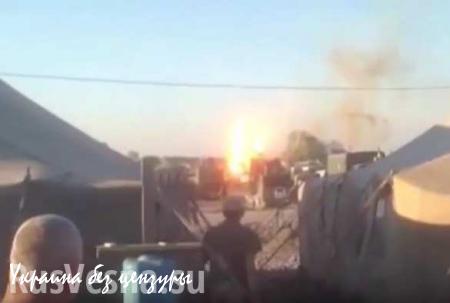 ВСУ в шоке: украинский танк взорвался прямо в лагере 54-й бригады (ВИДЕО)
