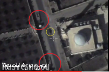 ВАЖНО: Пособники ИГИЛ прячут боевую технику у мечетей (ВИДЕО с БПЛА РФ)