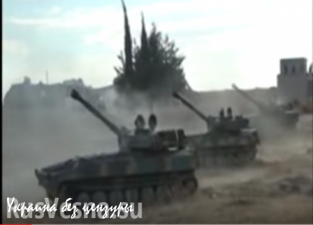 Огненная стена: начало вчерашнего наступления сирийской армии на севере провинции Хама — эксклюзивное видео от ополченца «Тимура»