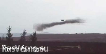 Боевые вертолеты ВКС РФ наносят ракетные удары по позициям ИГИЛ в Сирии (ВИДЕО)
